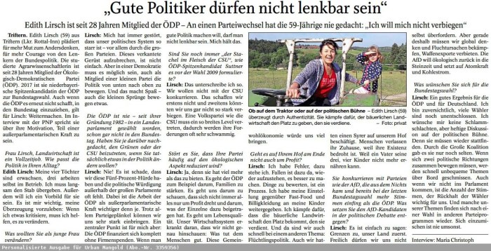 01.09.2017 PNP Gute Politiker duerfen nicht lenkbar sein